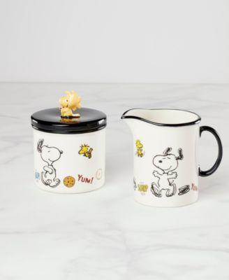 Chef Snoopy 2-Pc. Sugar & Creamer Set