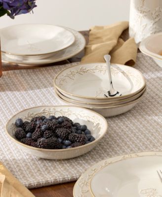 Homespun 16-Pc. Dinnerware Set, Service for 4