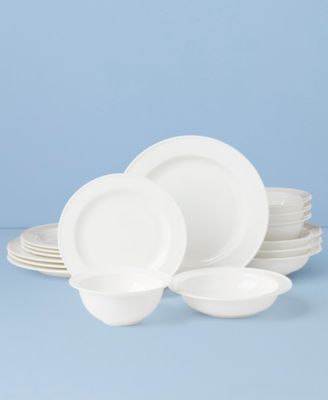 Studio 1414 Rimmed 16-Pc. Dinnerware Set, Service for 4