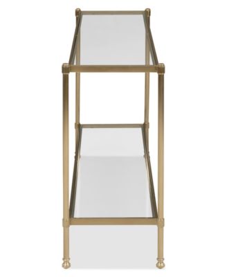 Isla 58.5" Glass Sofa Table