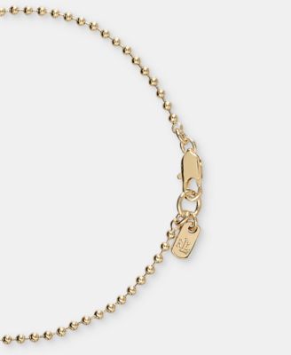 Gold-Tone 36" Logo Tag Pendant Necklace