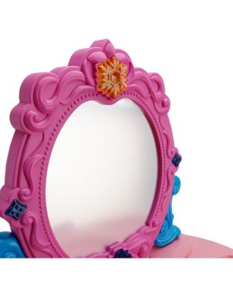Toddler Vanity Set, Light-Up Mirror with Music, Stool & 29 Pretend Play Accessories