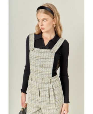 Women's Tweed Overalls