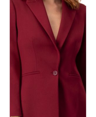 Women's Tailored Single-Button Blazer