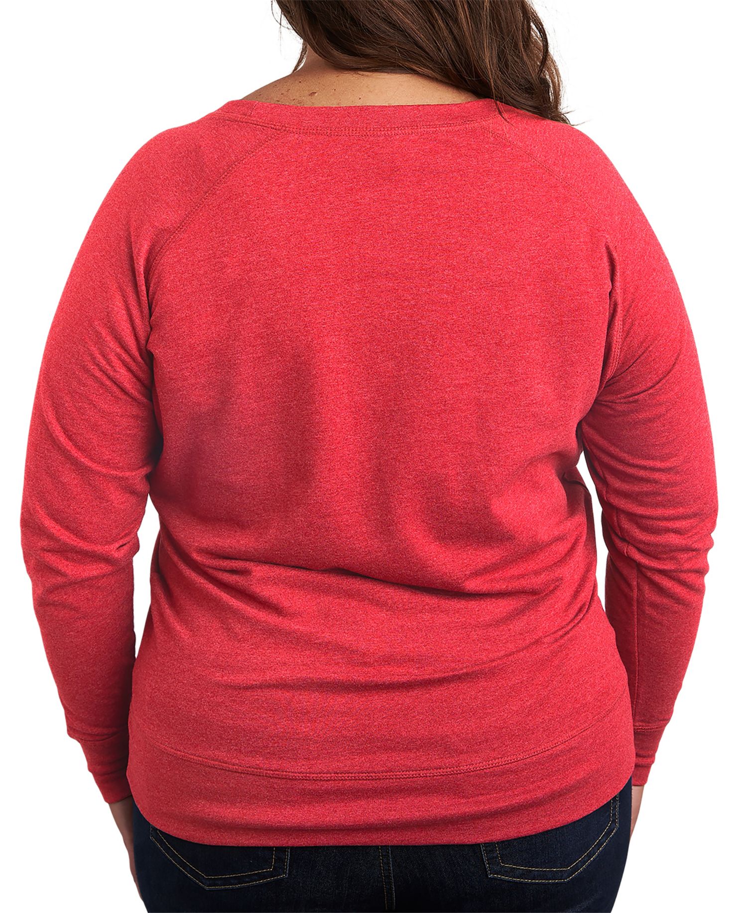 Plus Size Instant Message American Honey French Terry Graphic Crewneck T-Shirt