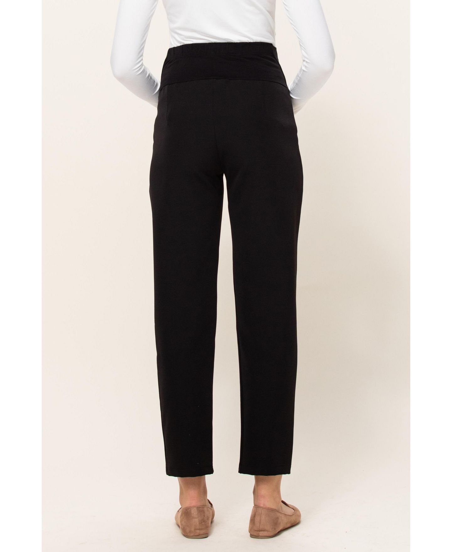 Женские брюки Hello Miz Maternity Relax Fit Over The Belly, цвет: Чёрный — фото 3