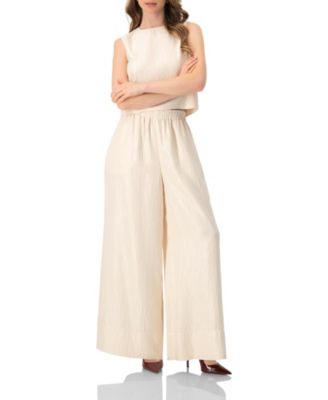 Women's High-Waisted Wide-Leg Trousers