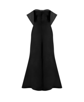 Women's Strapless Mermaid Gown with Bow