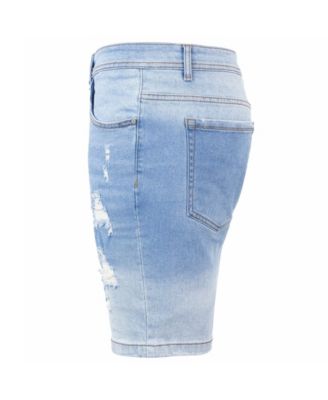 Men's Modern Slim-Fit Stretch Denim Shorts