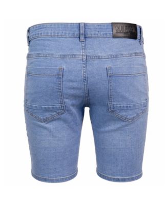Men’s Stretch Slim-Fit Casual Denim Shorts