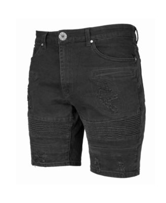 Men’s Stretch Slim-Fit Casual Denim Shorts