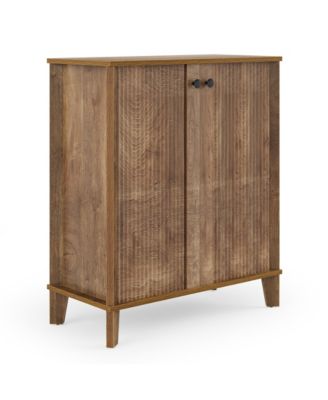 5-Tier Shoe Cabinet with 3 Adjustable & Removable Shelves, Shoe Cabinet for Entryway, Modern Farmhouse Entry Way Shoe Storage Cabinet