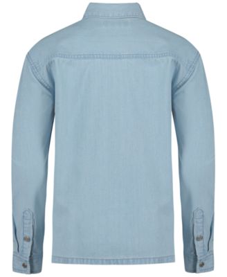 Boys' 8-16 Chambray Long-Sleeve Woven Shirt