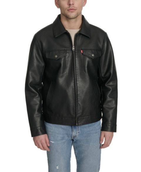 Мужская куртка Levi's Classic-Fit Trucker, цвет: Чёрный