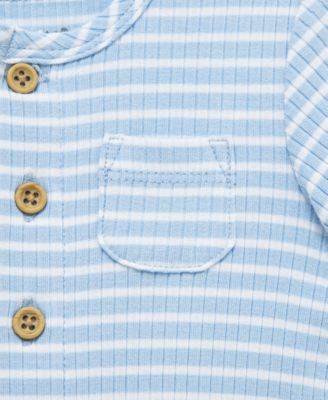 Baby Boys' Crewneck Romper, 2-Piece Set