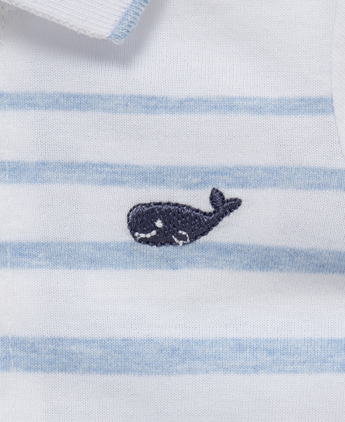 Little Me Baby Boys' Striped Romper & Hat, 2-Piece Set