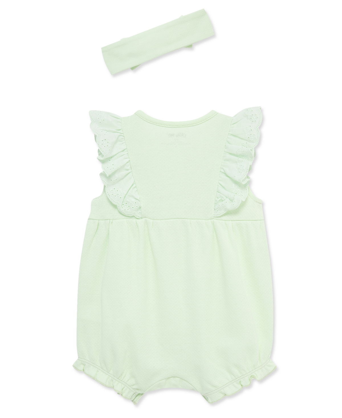 Little Me Baby Girls' Violets Bloom Romper & Headband, 2-Piece Set