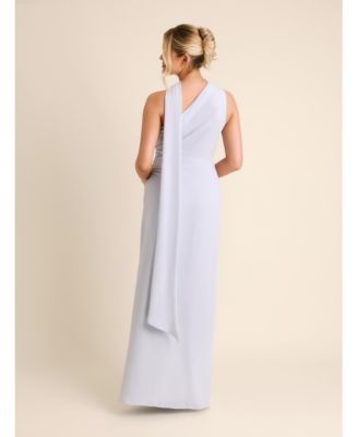 Women's One Shoulder Chiffon Bridesmaid Dress