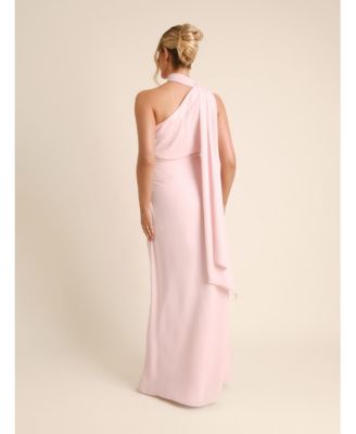 Women's One Shoulder Chiffon Bridesmaid Dress