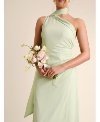 Women's One Shoulder Chiffon Bridesmaid Dress