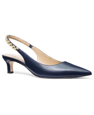 MICHAEL Women's Marcia Kitten Slingback Pumps
