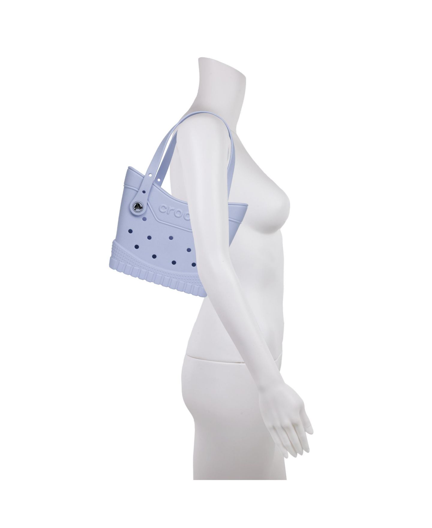 Женская сумка Crocs Cros Classic Tote, цвет: Синий мглистый — фото 7