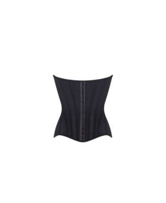 Womens Chic low-waist black fitted corset