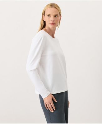 Women's Organic Cotton Luxe Signature Long Sleeve Tee