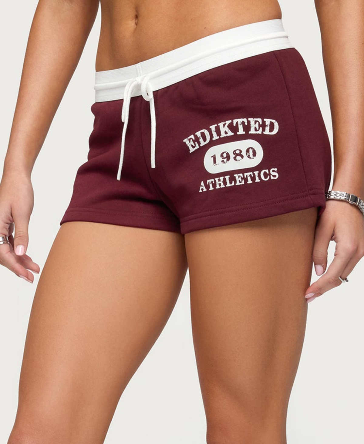 Edikted Women's Athlete Contrast Micro Shorts