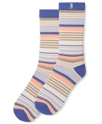 UGG Women's Striped Crew Socks