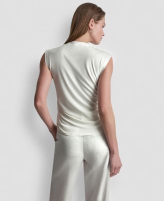 Women's Sleeveless Pique Top