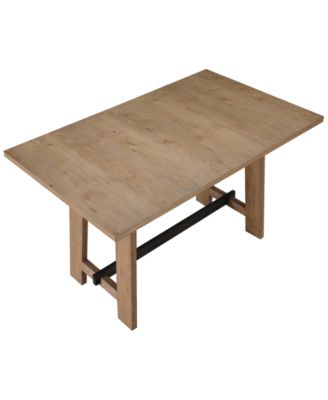 Macai 35.75" Wood Counter Height Table