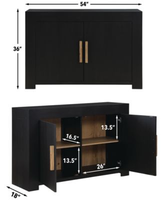 Macai 18" Wood Adjustable Sleeve Server