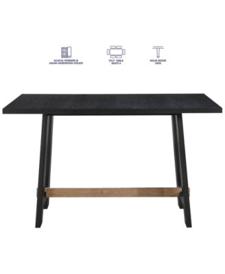 Macai 35.75" Wood Counter Height Table