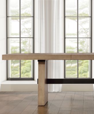 Macai 42" Wood Rectangular Dining Table