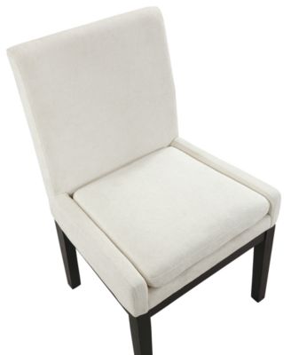 Macai 5-Pc. Wood Dining Set (Rectangular Table + 4 Upholstered Side Chairs)