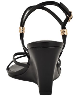 Women's Deklyn Strappy Ornamented Wedge Dress Sandals