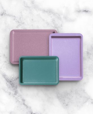 Art & Cook 3 Piece Ceramic Nonstick Cookie Sheet Set