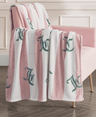 Cabana Plush Striped Throw, Twin/Twin XL