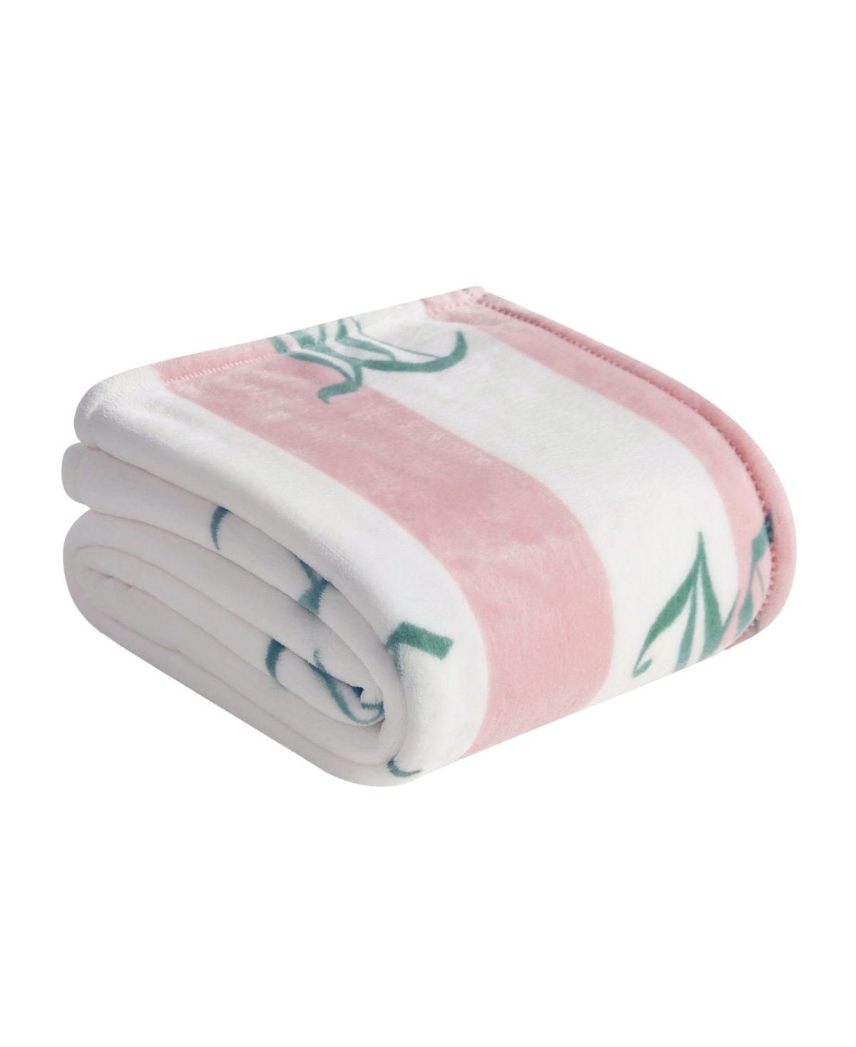 Juicy Couture Cabana Plush Striped Throw, Full/Queen