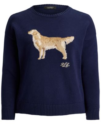 Petite Crewneck Long-Sleeve Sweater