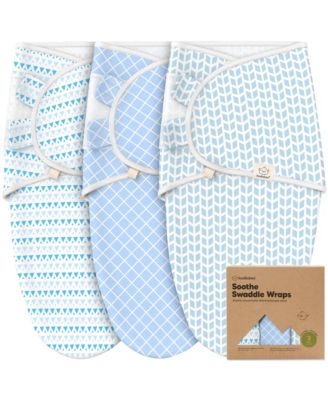 3pk Soothe Baby Swaddle, Organic Baby Swaddle Sleep Sacks, Newborn, Infant Swaddle Sack