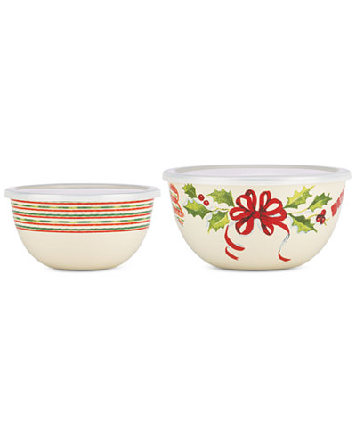 Lenox Home for the Holidays Bowls, Set of 2