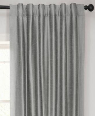Vintage Textured Faux Dupioni Silk Blackout Curtain