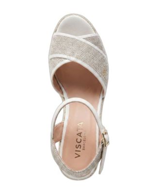 Women's Empuria Canvas Espadrille Sandal Wedges Ankle Strap