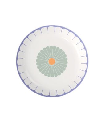 Fleur Couleur Low Serving Bowl