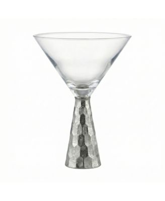 Daphne Silver Martini Glasses, Set of 2
