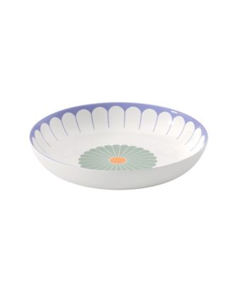 Fleur Couleur Low Serving Bowl