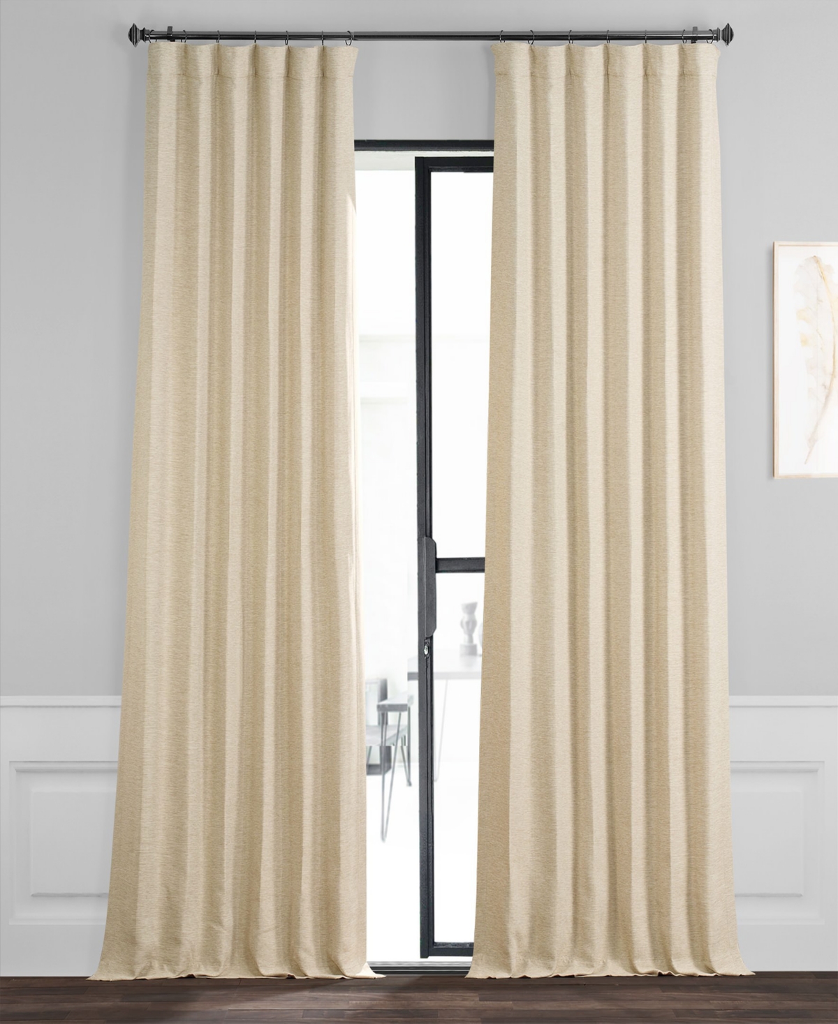 Half Price Drapes Textured Bellino Room Darkening Curtain