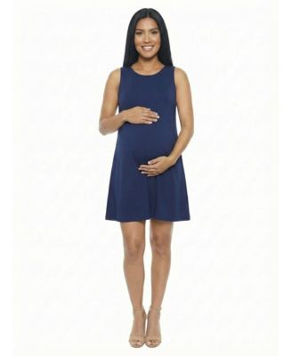 Women's Maternity Round Neck Dress